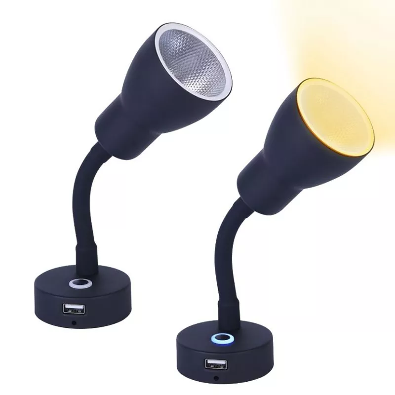 RV Bil Husbil LED USB Fixture Lights